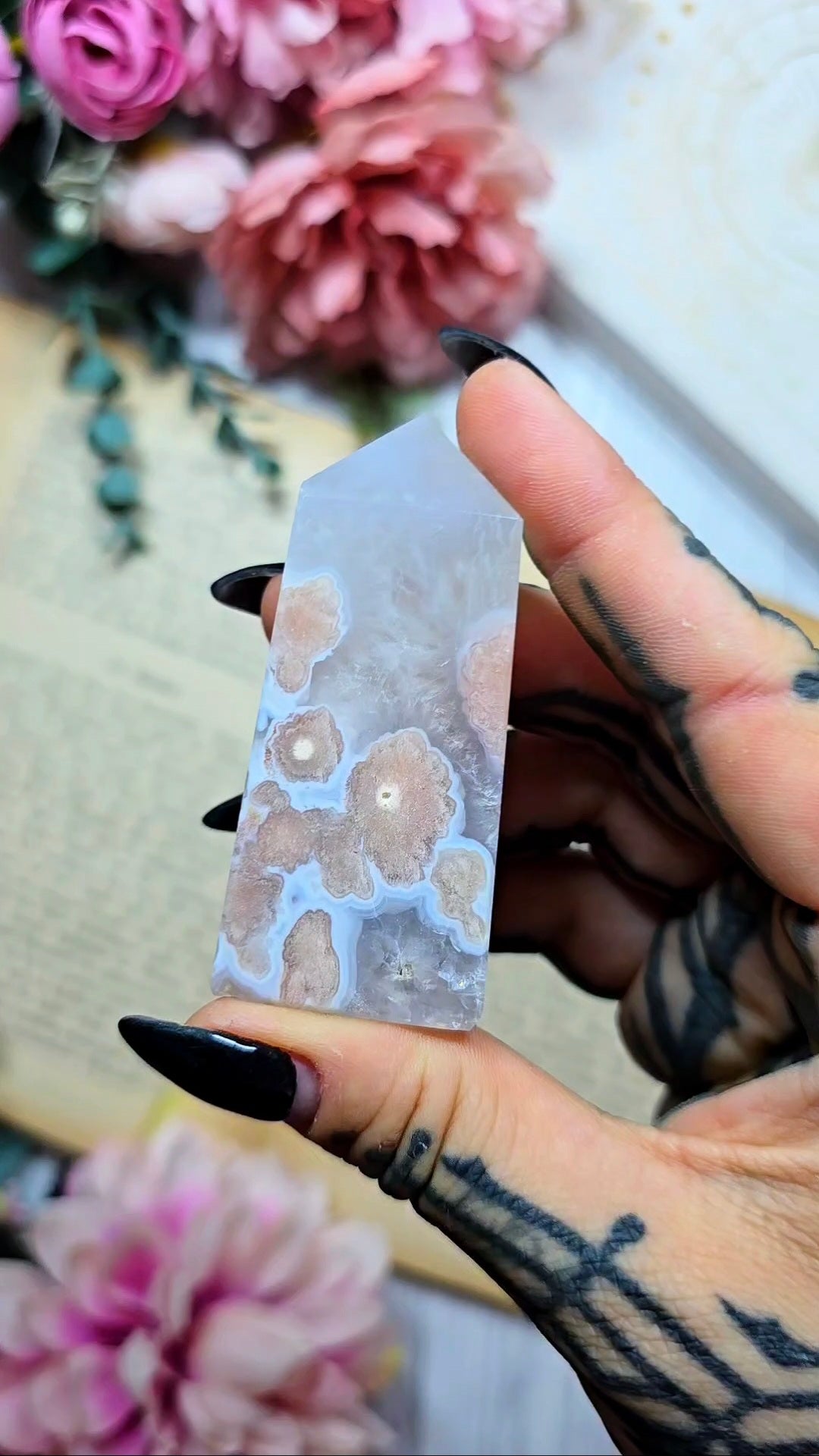 Flower Agate Tower 01