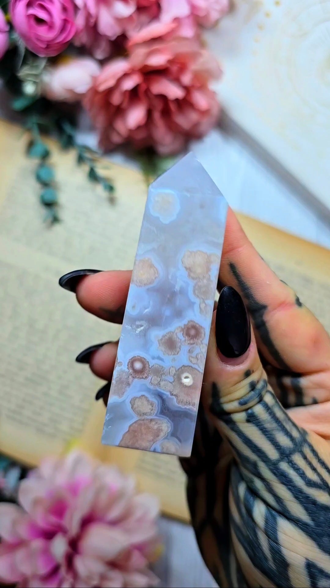 Flower Agate Tower 04