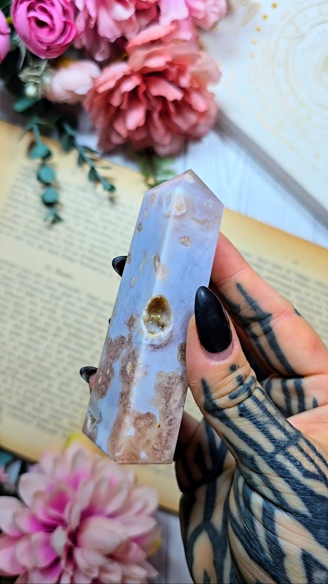 Flower Agate Tower 06