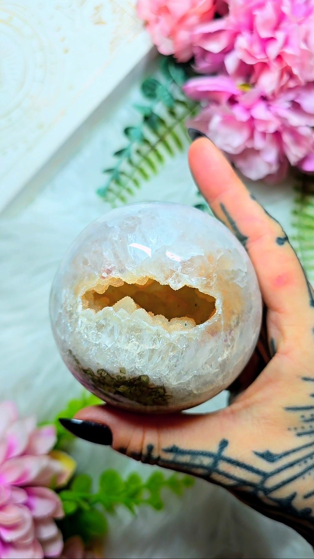 Druzy Rainbow Amethyst Sphere CS360