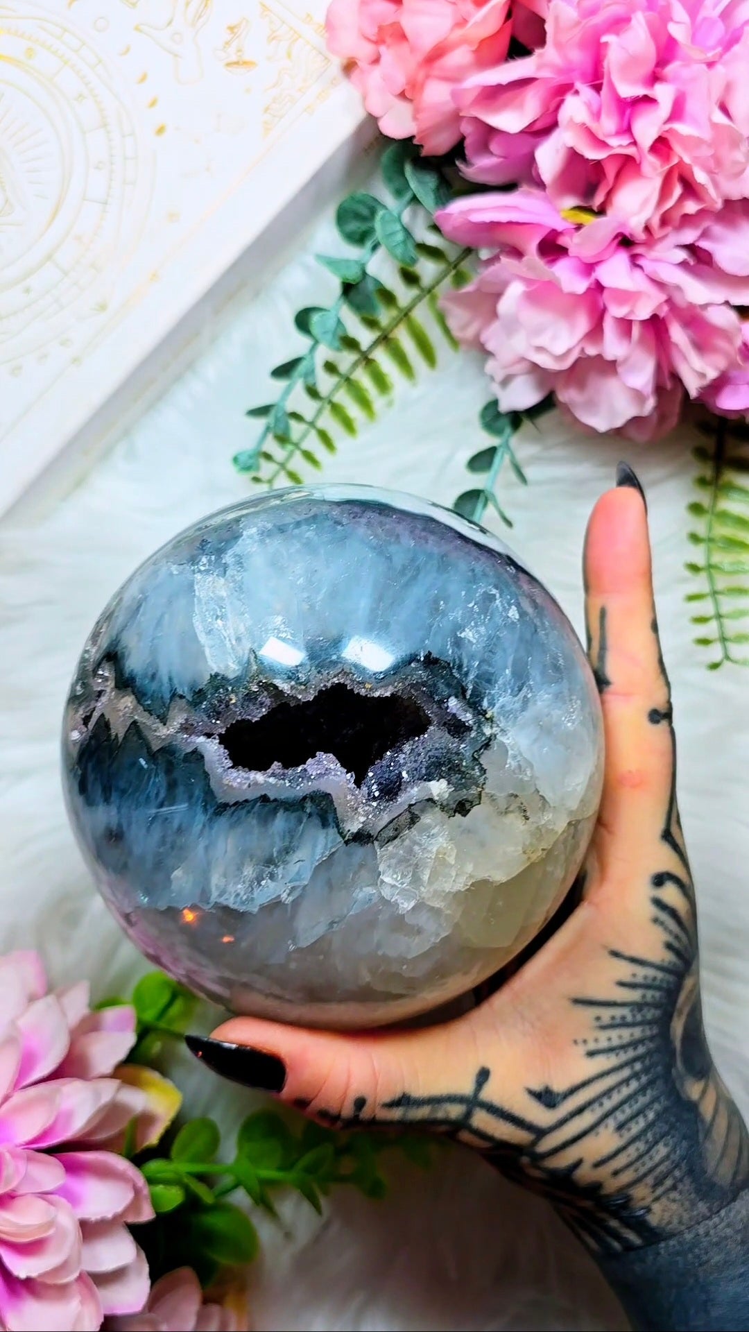 Druzy Rainbow Amethyst Sphere CS362