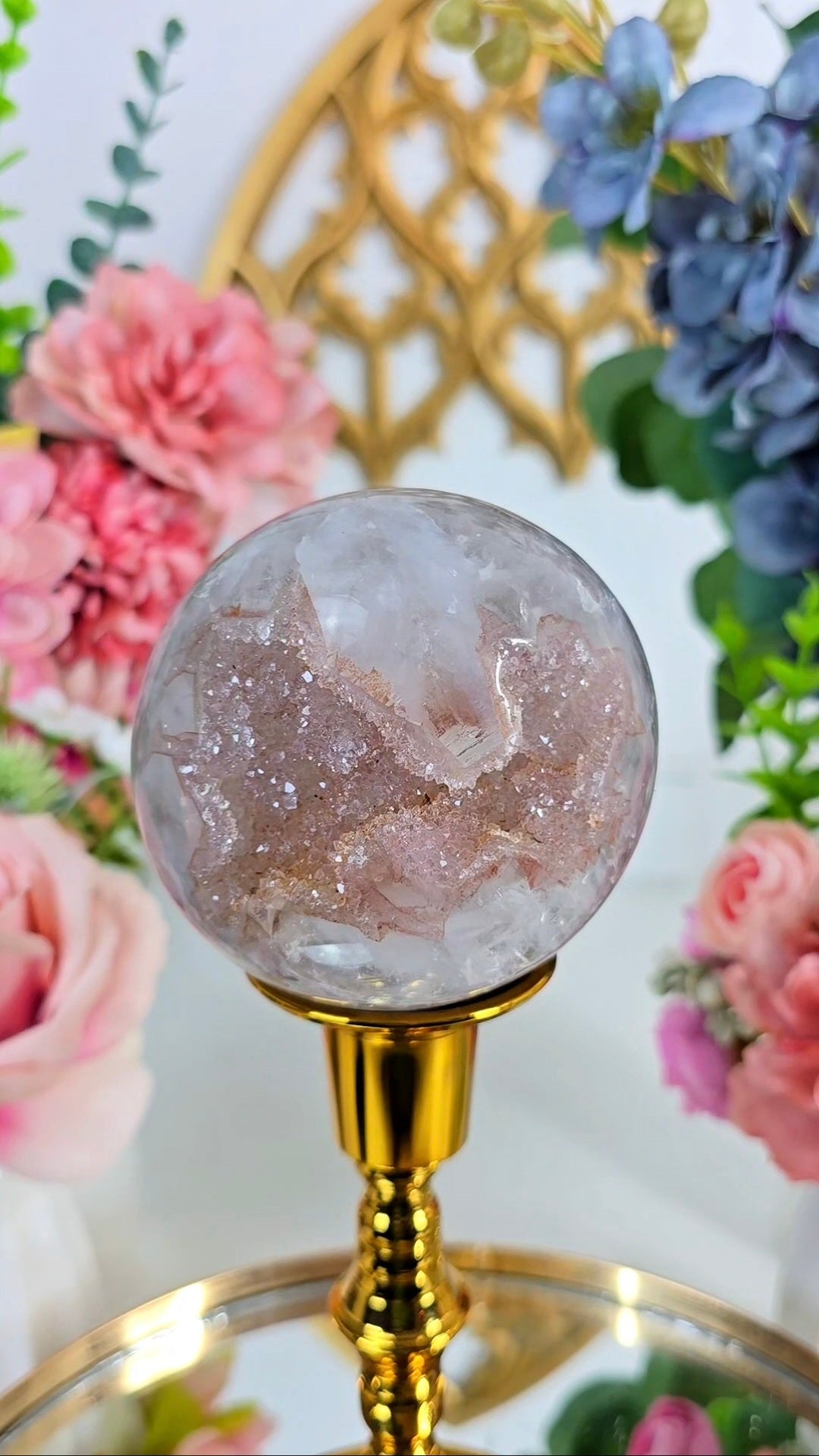 Rainbow Amethyst Sphere CS365
