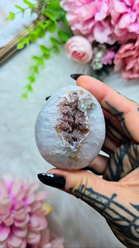 Druzy Rainbow Amethyst Egg 21