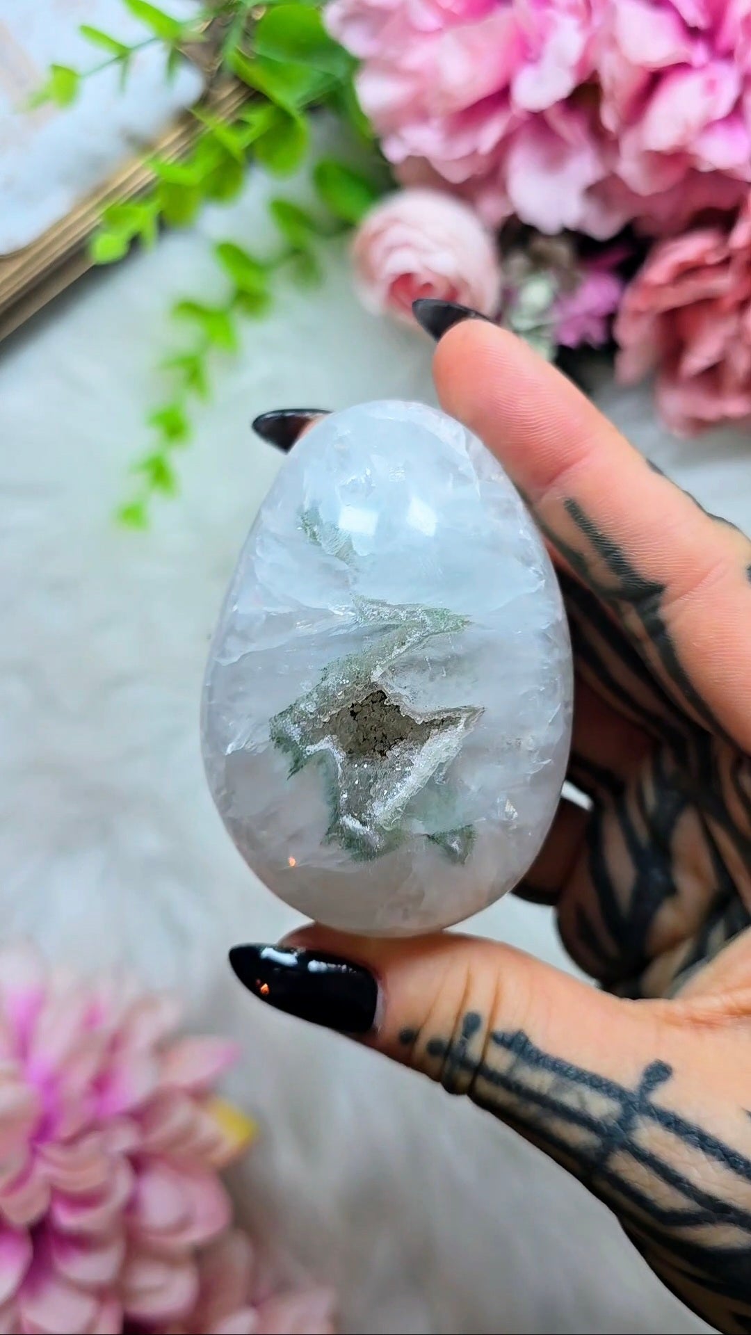 Druzy Rainbow Amethyst Egg 22