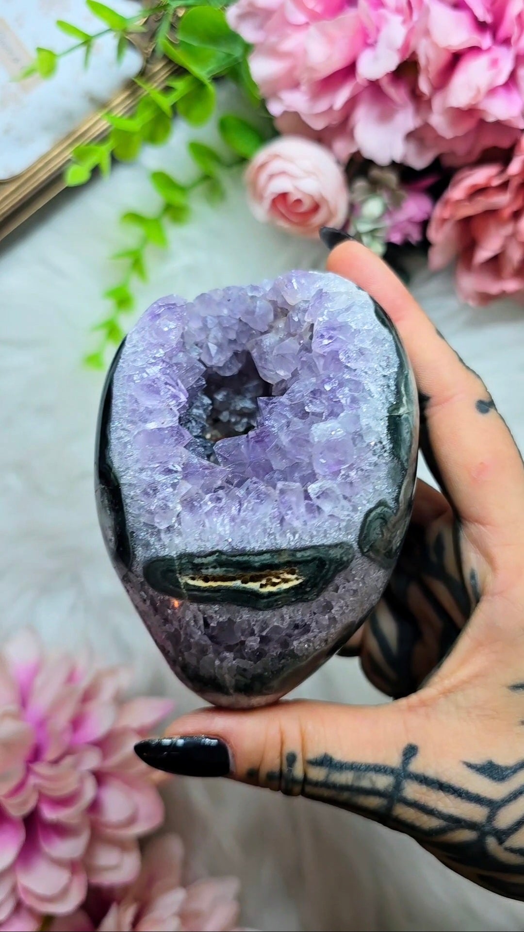 Druzy Rainbow Amethyst Egg 29