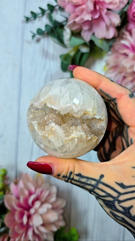 Druzy Rainbow Amethyst Sphere CS376