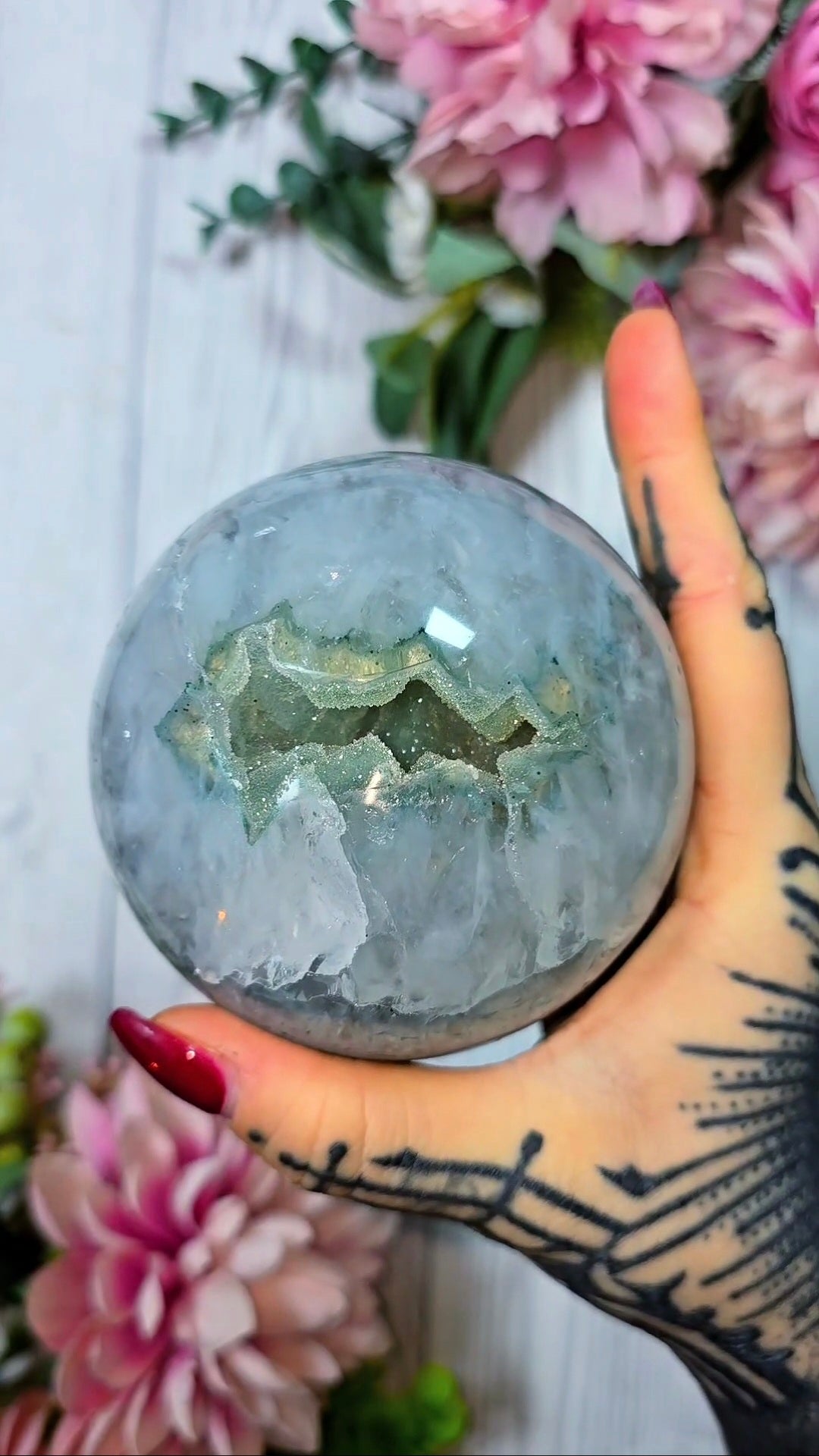 Druzy Rainbow Amethyst Sphere CS382