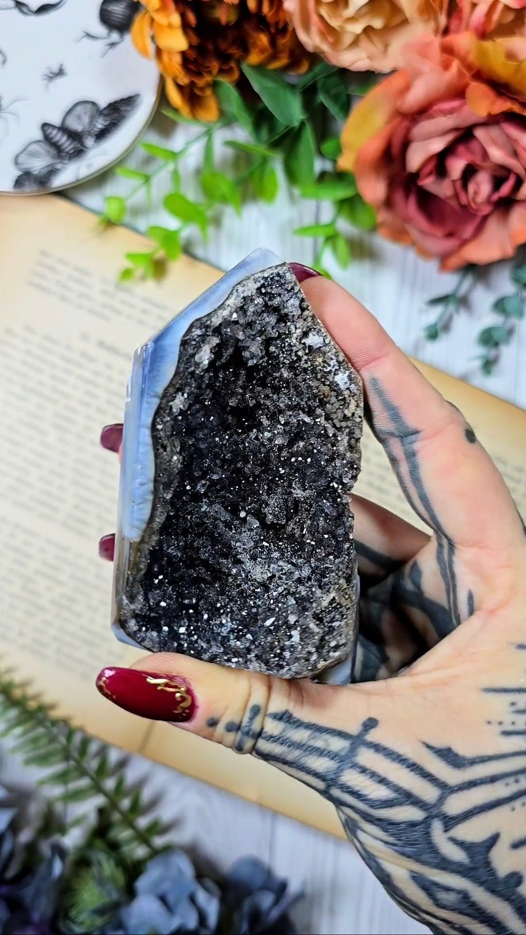 Druzy Agate / Chalcedony Tower CT909