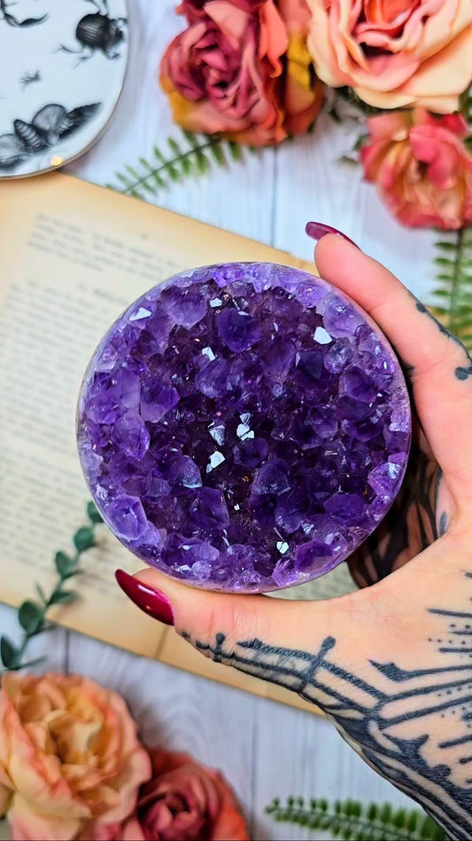 Druzy Amethyst / Agate Sphere CS391
