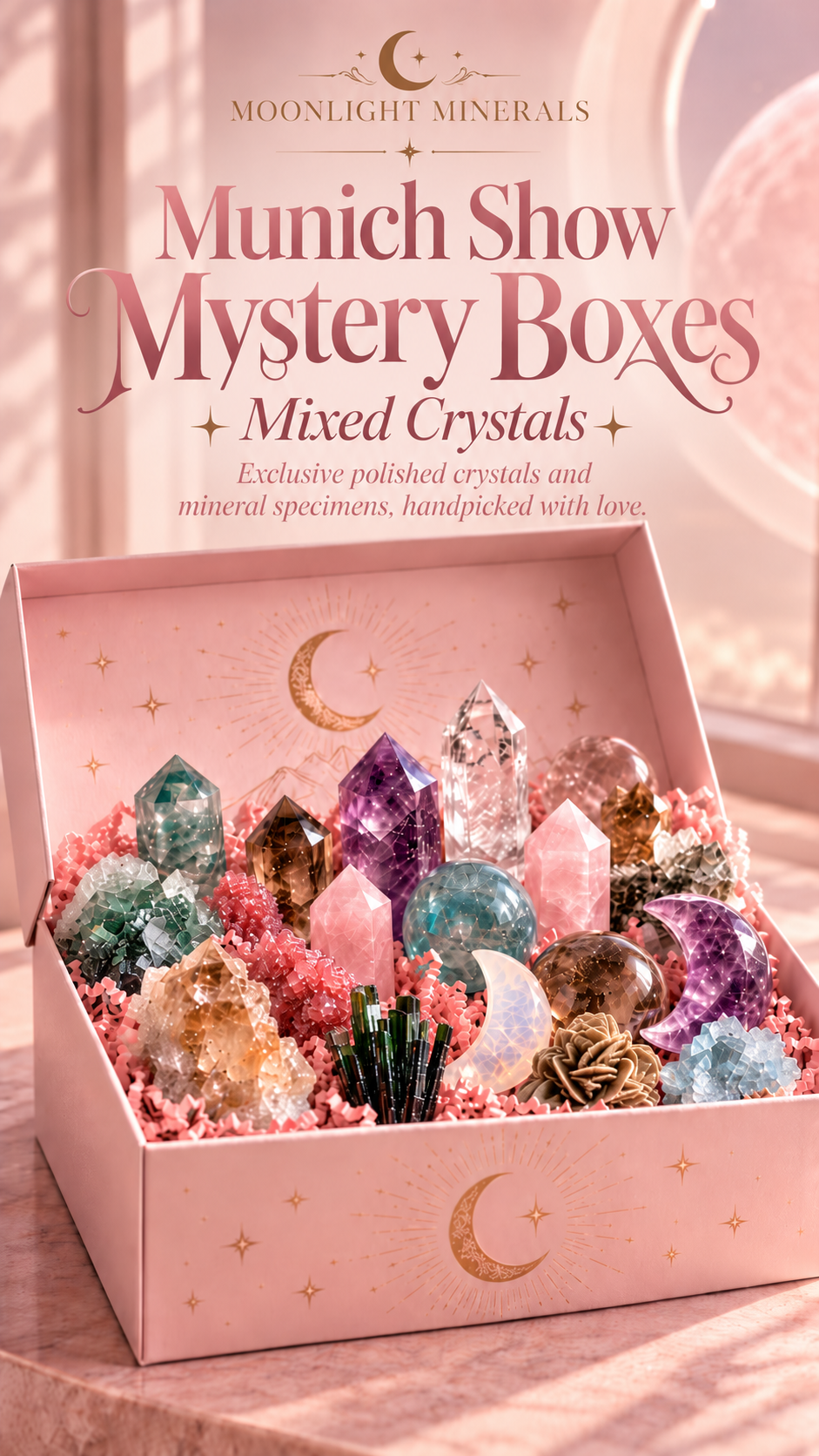 Munich Show Mystery Box (Mixed Crystals / Polished & Specimes) ⭐️