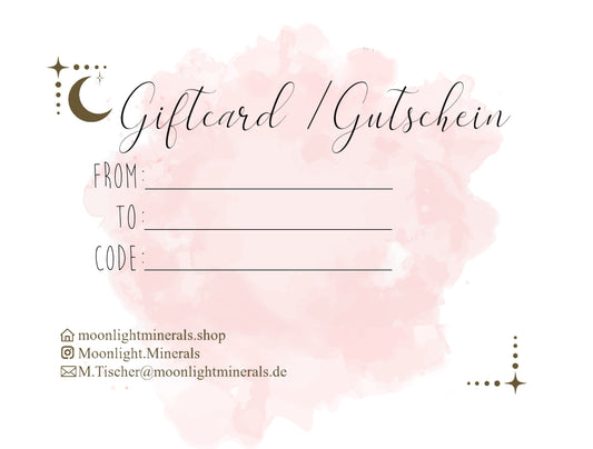 Giftcard / Gutschein (Online Code)